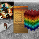 The outer layer of a mantis shrimp’s claw has a unique herringbone strutter. Image: University of California, Riverside